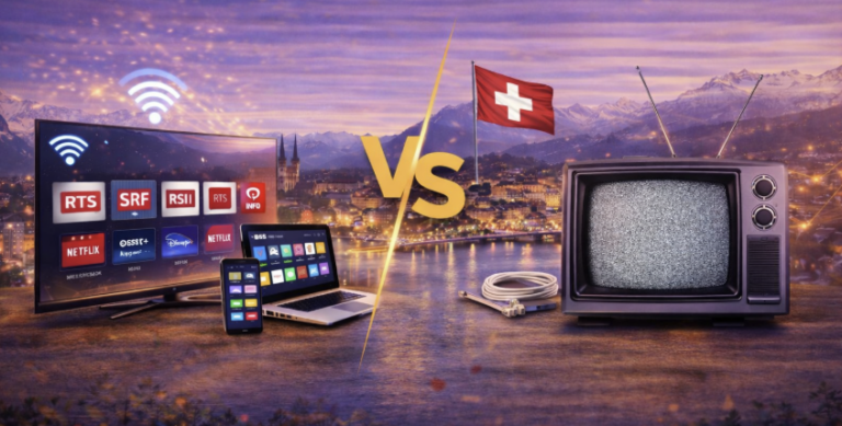 IPTV vs traditional TV in Switzerland
