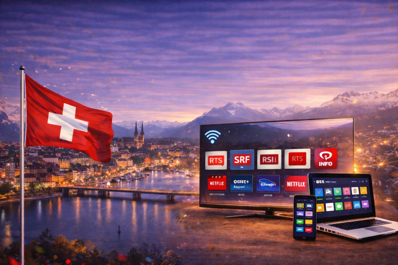 watch TV without an antenna in Switzerland
